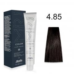 Фарба для волосся 4.85 шатен коричнево-махагоновий Royal Jelly Color Mirella, 100 мл - Mirella Professional. цена, купить в Украине
