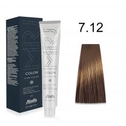 Фарба для волосся 7.12 блондин попелясто-фіолетовий Royal Jelly Color Mirella, 100 мл - Mirella Professional. цена, купить в Украине
