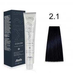 Фарба для волосся 2.1 синьо-чорний Royal Jelly Color Mirella, 100 мл - Mirella Professional. цена, купить в Украине