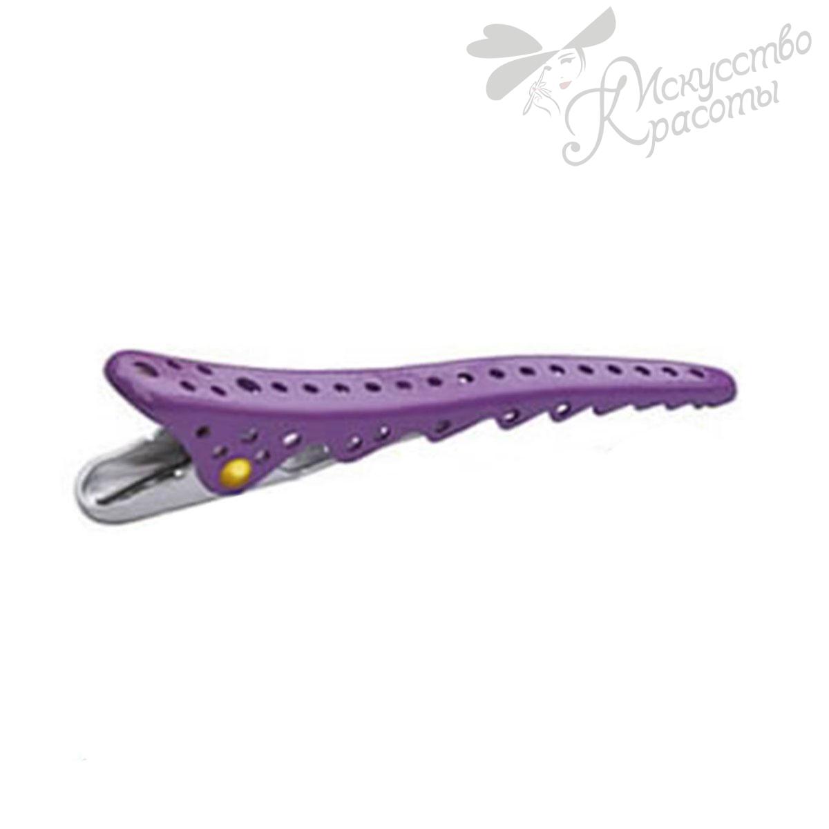 Затискач для волосся purple Shark Clip Y.S.Park 1шт