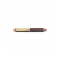 Двухцветный карандаш для глаз Gold-Brown Aden 4,11 г - Aden. цена, купить в Украине