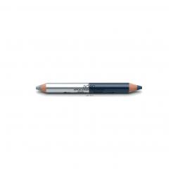 Двухцветный карандаш для глаз Grey-Dark Blue  Aden 4,11 г - Aden. цена, купить в Украине