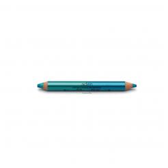 Двухцветный карандаш для глаз Turquoise-Blue  Aden 4,11 г - Aden. цена, купить в Украине