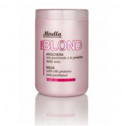 Маска для світлого та знебарвленого волосся Блонд  Pink Mirella 1000 мл - Mirella Professional. цена, купить в Украине