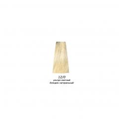 Краска для волос 12.0 ультра-светлый блондин натуральный Mirella