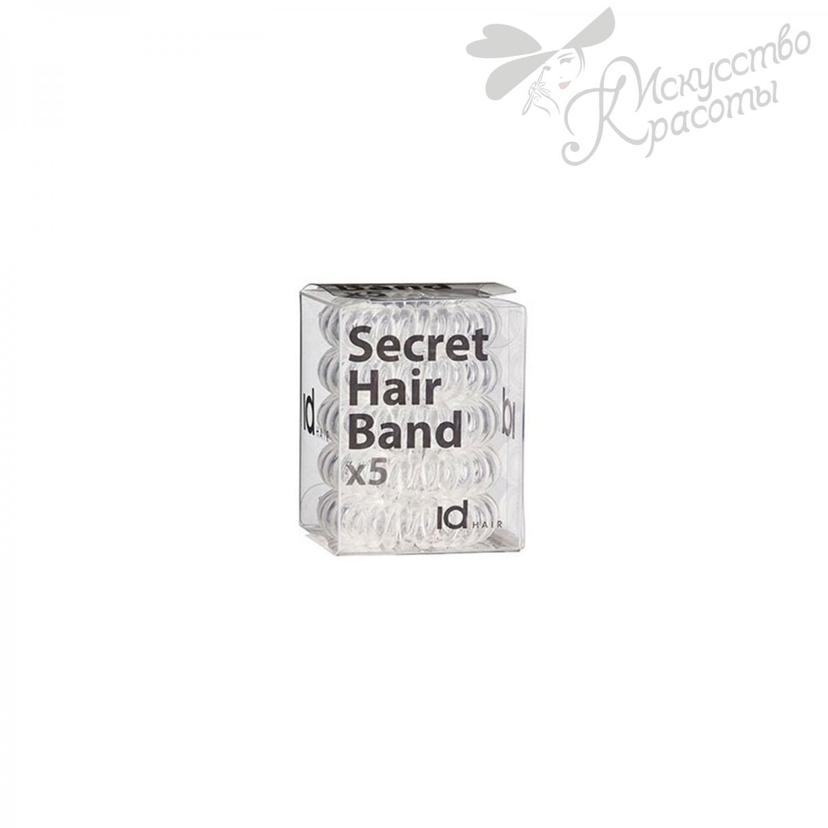 Резинки для волос прозрачная ID Hair secret hair band