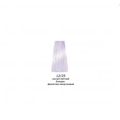 Краска для волос 12.25 ультра-светлый блондин фиолетово-махагонный Mirella