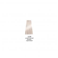 Краска для волос 12.8 ультра-светлый блондин коричневый Mirella