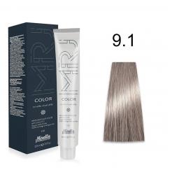 Фарба для волосся 9.1 дуже світлий блондин попелястий Royal Jelly Color Mirella, 100 мл - Mirella Professional. цена, купить в Украине