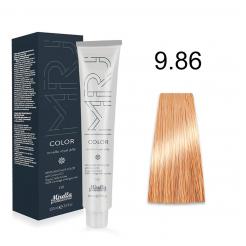 Фарба для волосся 9.86 дуже світлий блондин коричнево-червоний Mirella, 100 мл - Mirella Professional. цена, купить в Украине