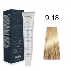 Фарба для волосся 9.18 світлий блондин попелясто-коричневий Royal Jelly Color Mirella, 100 мл - Mirella Professional. цена, купить в Украине