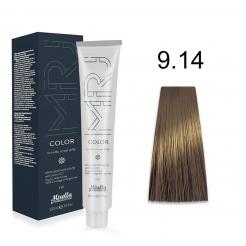 Фарба для волосся 9.14 світлий попелясто-мідний блондин Royal Jelly Color Mirella, 100 мл - Mirella Professional. цена, купить в Украине